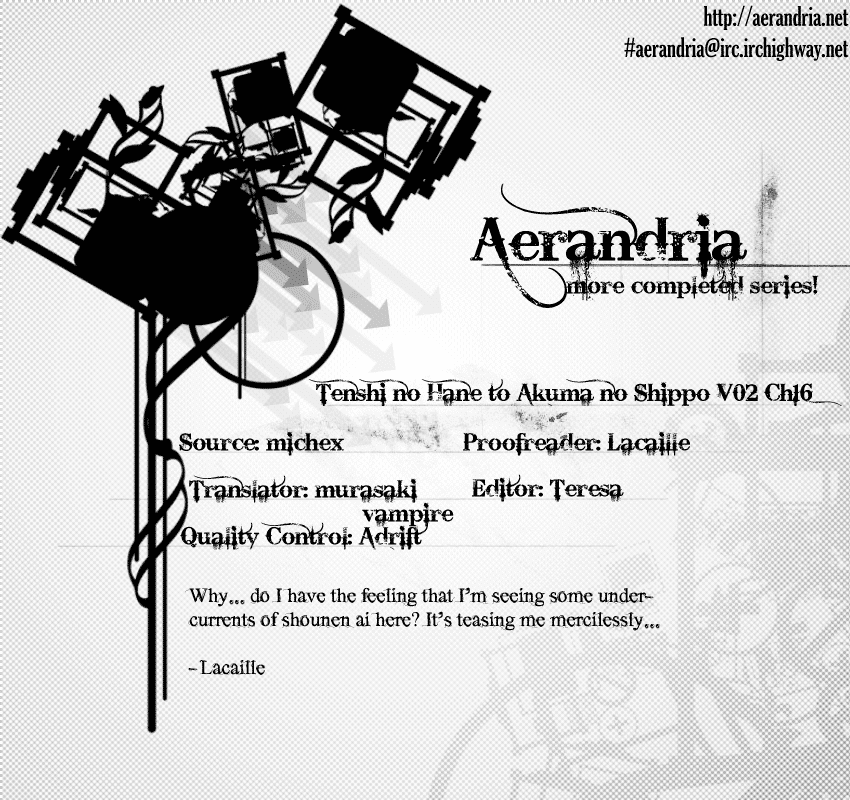Tenshi no Hane to Akuma no Shippo Chapter 16.2 page 2 - Chapter 16 v2 : The Night Realm and the Fate of Destruction