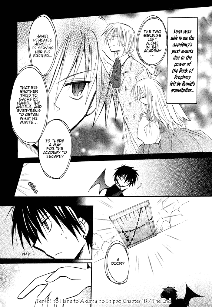 Tenshi no Hane to Akuma no Shippo Chapter 18.2 page 21 - Chapter 18 v2 : The Angel of Sadness and the False Prophecy