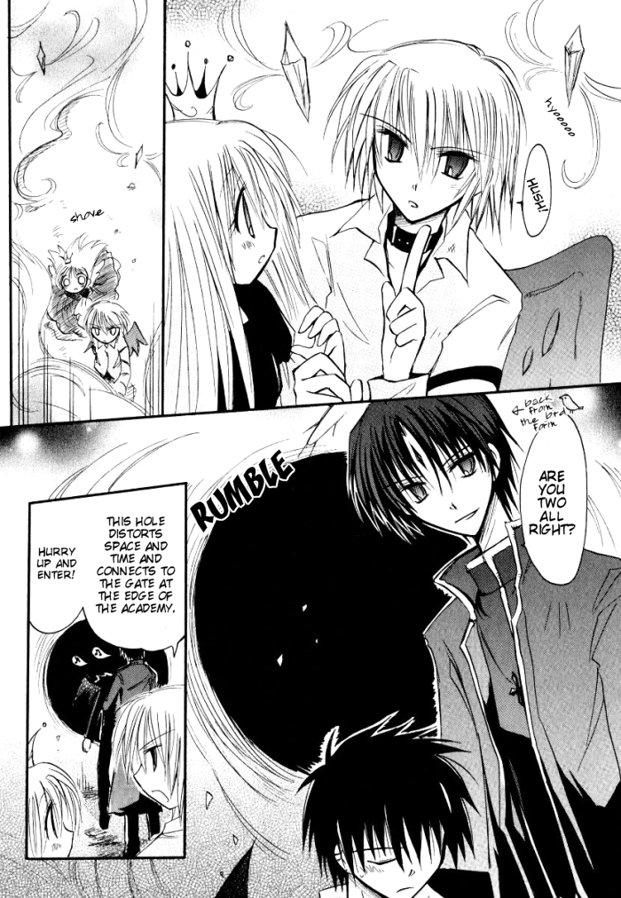 Tenshi no Hane to Akuma no Shippo Chapter 19.2 page 10 - Chapter 19 v2 : The Last Night and the Gate at the Edge of the Academy
