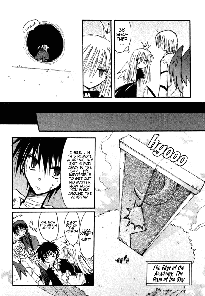 Tenshi no Hane to Akuma no Shippo Chapter 19.2 page 11 - Chapter 19 v2 : The Last Night and the Gate at the Edge of the Academy