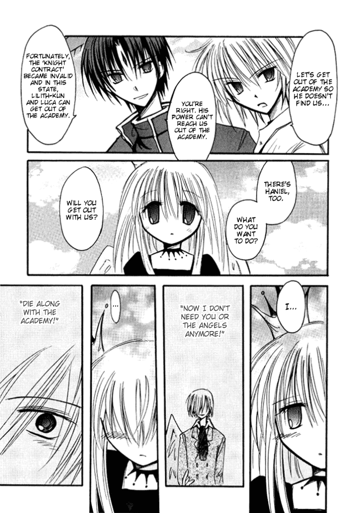 Tenshi no Hane to Akuma no Shippo Chapter 19.2 page 12 - Chapter 19 v2 : The Last Night and the Gate at the Edge of the Academy