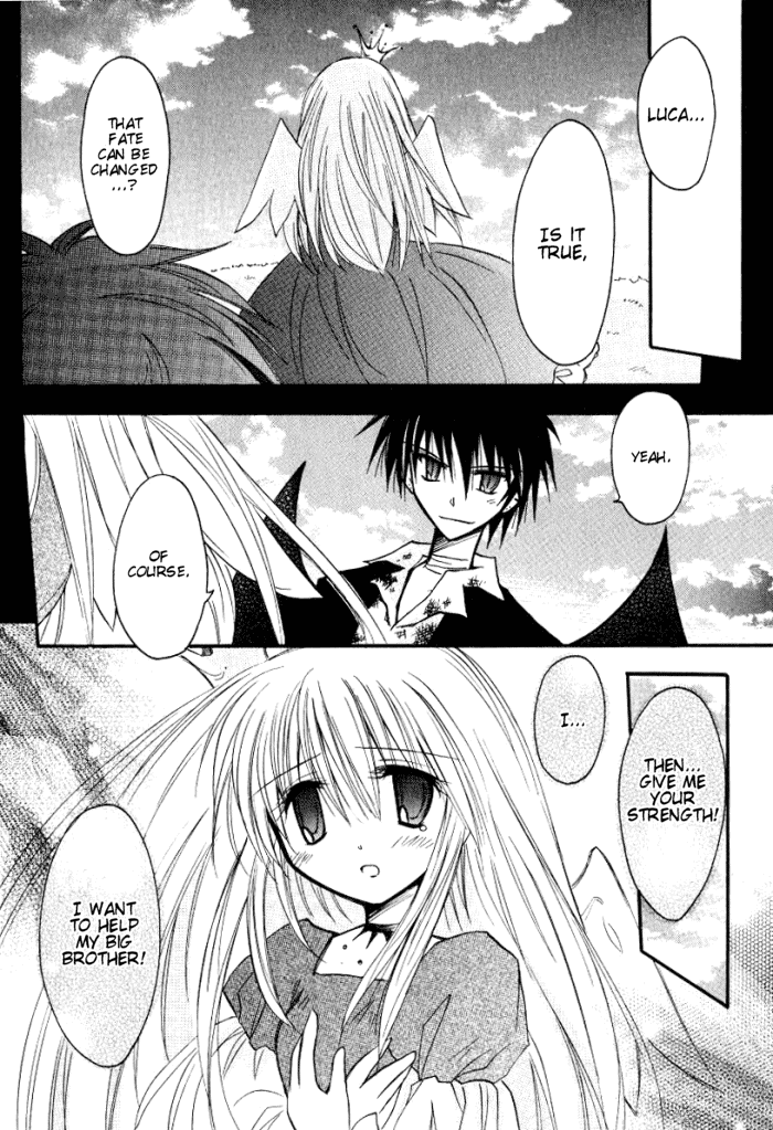 Tenshi no Hane to Akuma no Shippo Chapter 19.2 page 16 - Chapter 19 v2 : The Last Night and the Gate at the Edge of the Academy