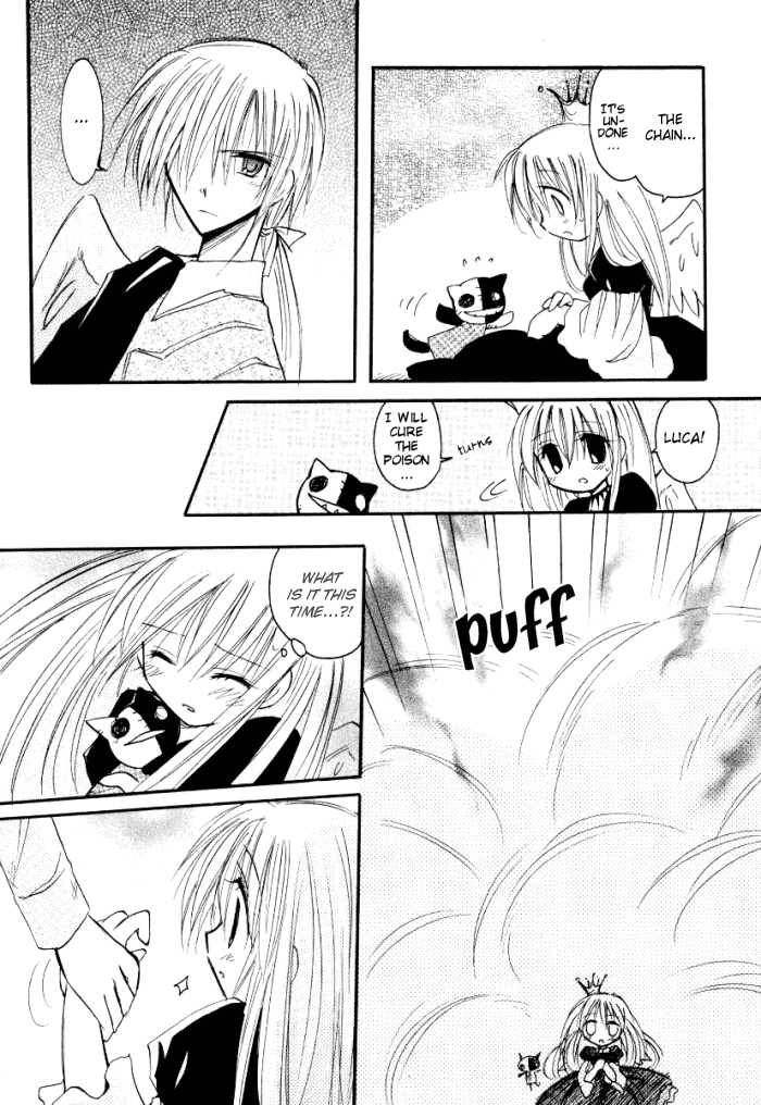 Tenshi no Hane to Akuma no Shippo Chapter 19.2 page 9 - Chapter 19 v2 : The Last Night and the Gate at the Edge of the Academy