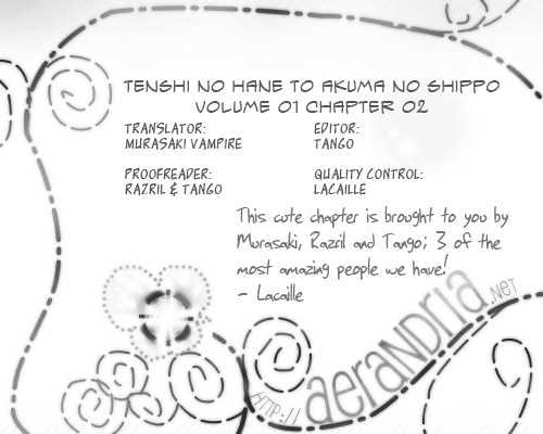 Tenshi no Hane to Akuma no Shippo Chapter 2 page 19 - Chapter 2 : Haniel And The Knight of Prophecy