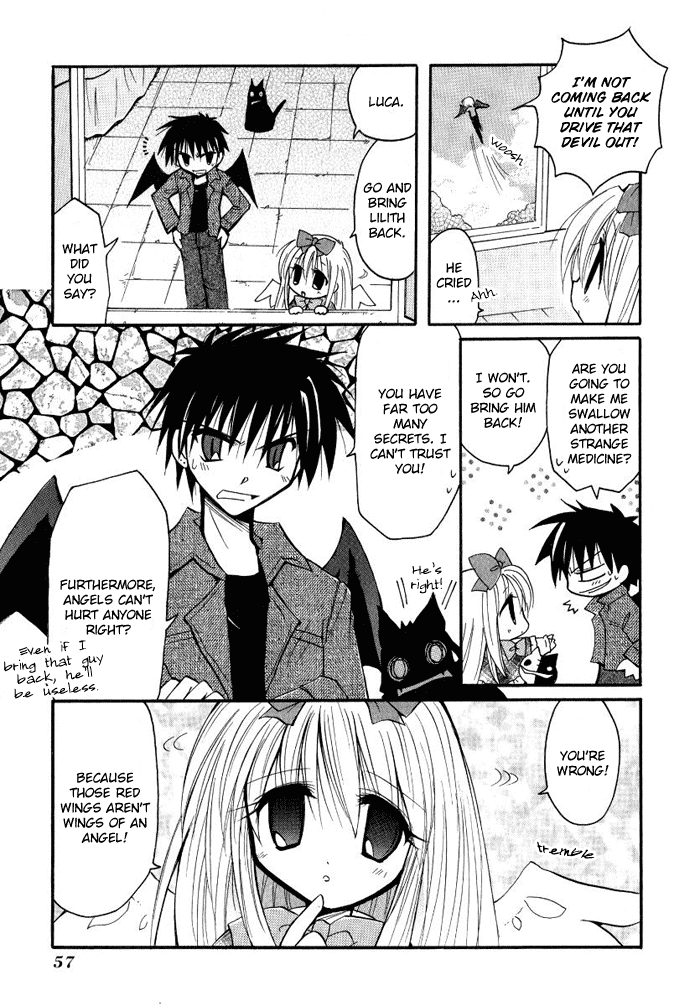 Tenshi no Hane to Akuma no Shippo Chapter 3.2 page 14 - Chapter 3 v2 : Lilith And The Coat Of Arms That Doesn't Disappear (Part I)