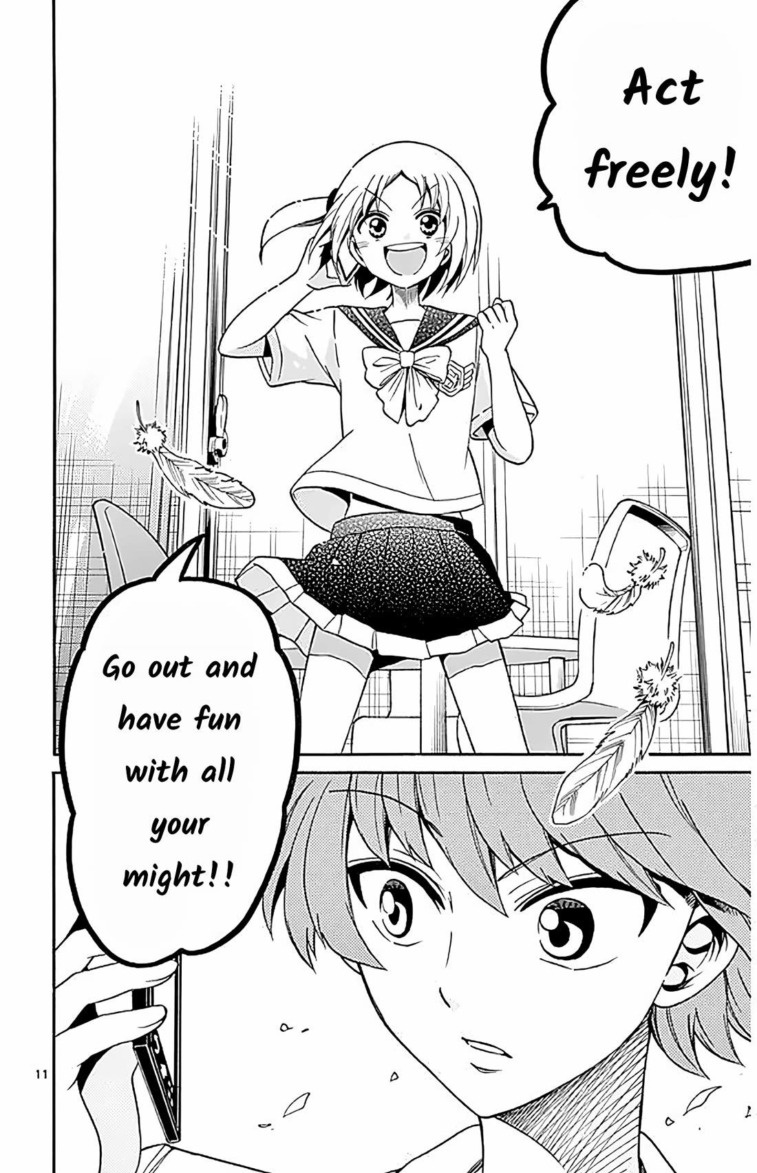 Tenshi to Akuto!! Chapter 100 page 11 - Chapter 100: Co-Actors and Meeting