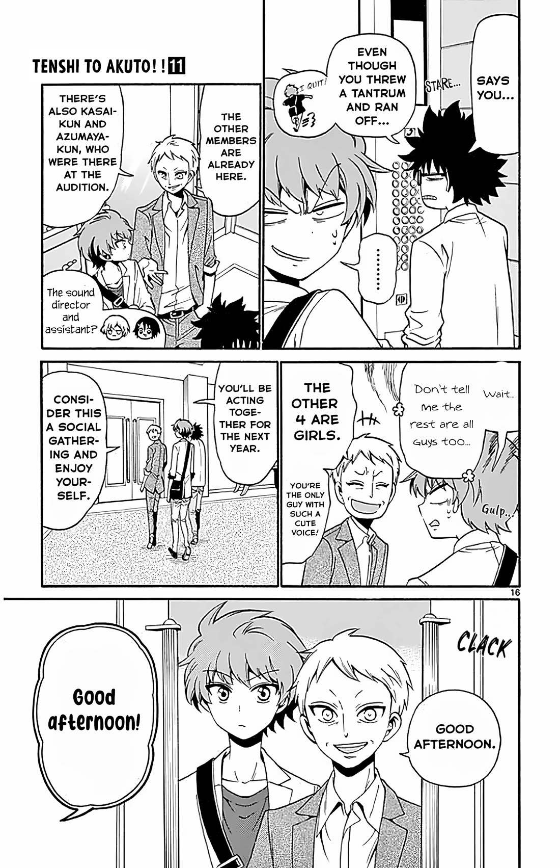 Tenshi to Akuto!! Chapter 100 page 16 - Chapter 100: Co-Actors and Meeting