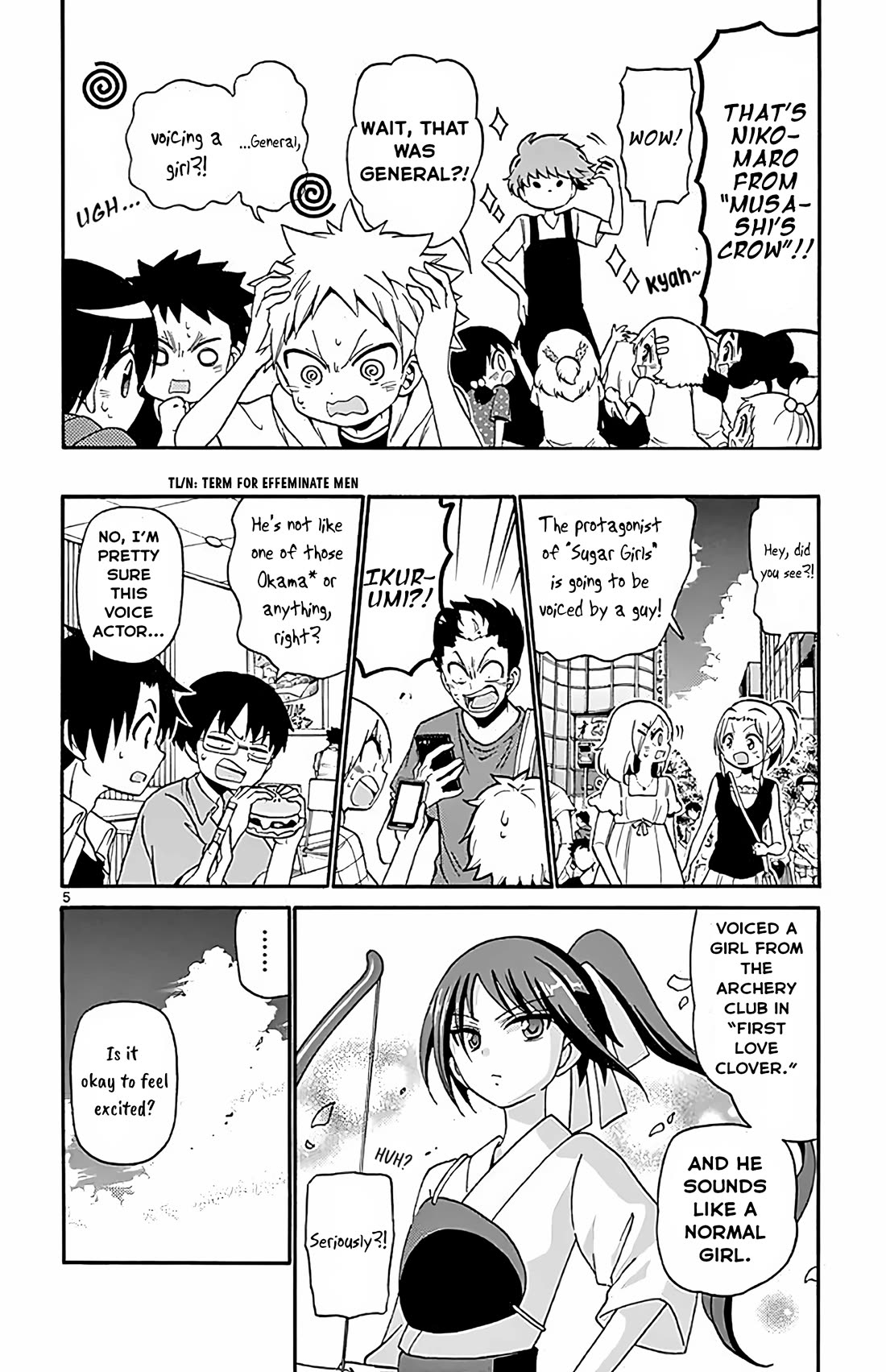 Tenshi to Akuto!! Chapter 100 page 5 - Chapter 100: Co-Actors and Meeting