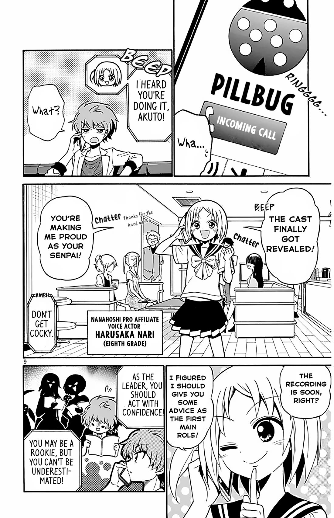 Tenshi to Akuto!! Chapter 100 page 9 - Chapter 100: Co-Actors and Meeting