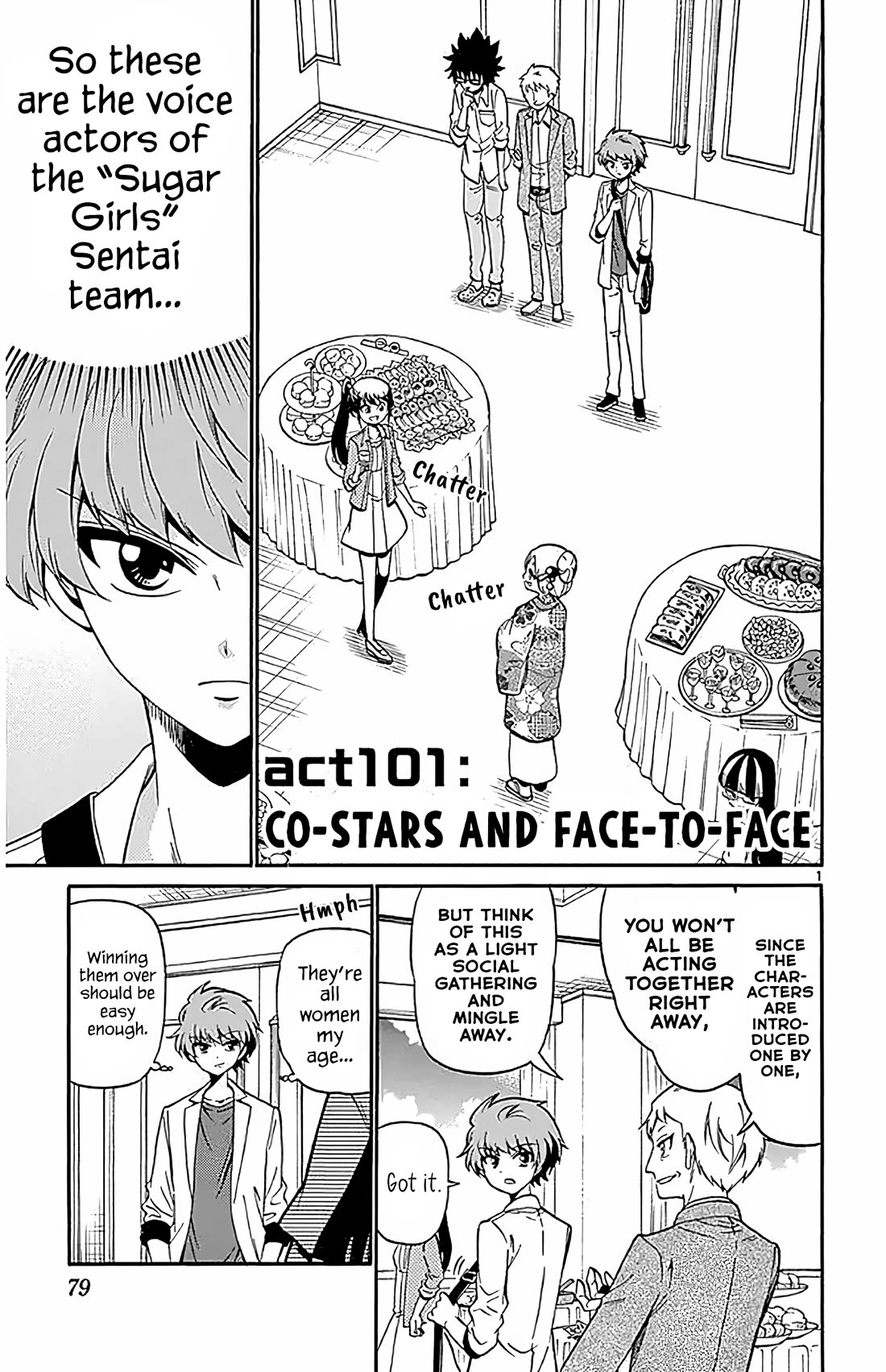 Tenshi to Akuto!! Chapter 101 page 1 - Chapter 101: Co Stars and Face to Face