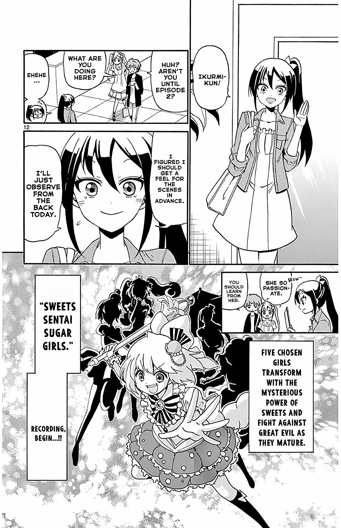 Tenshi to Akuto!! Chapter 101 page 12 - Chapter 101: Co Stars and Face to Face