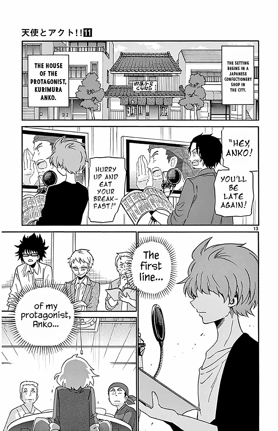 Tenshi to Akuto!! Chapter 101 page 13 - Chapter 101: Co Stars and Face to Face