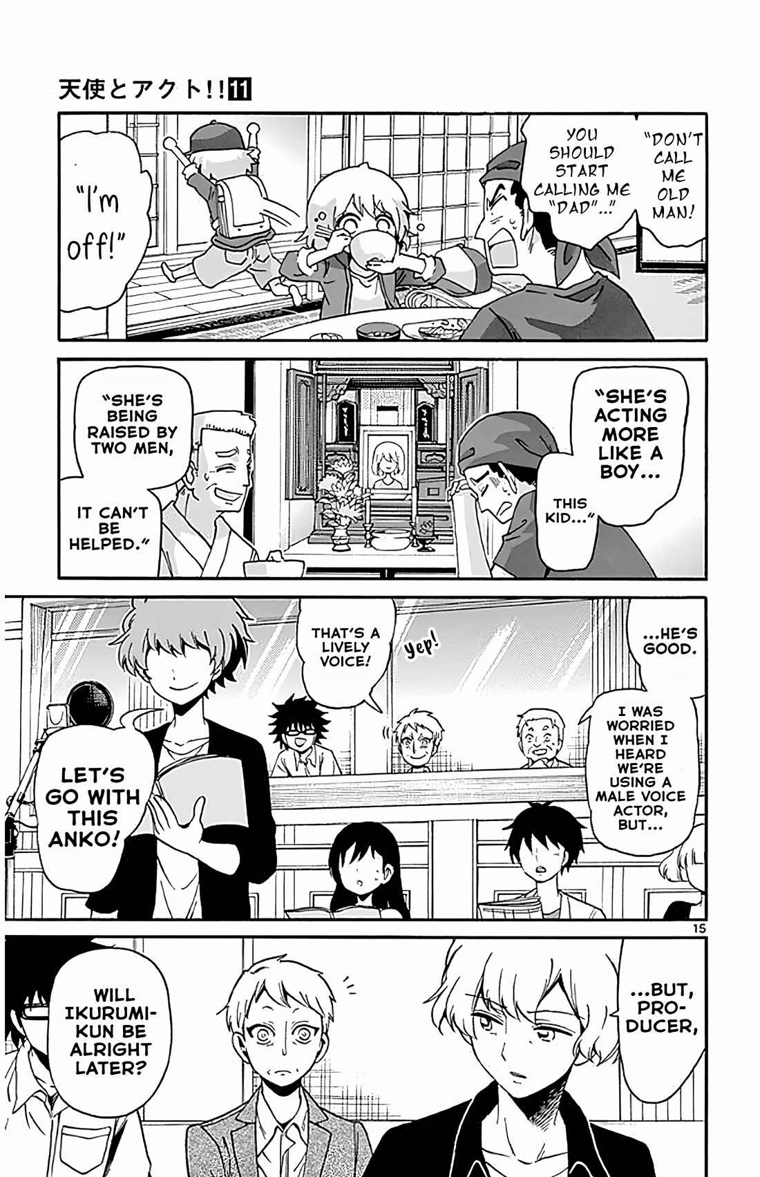 Tenshi to Akuto!! Chapter 101 page 15 - Chapter 101: Co Stars and Face to Face