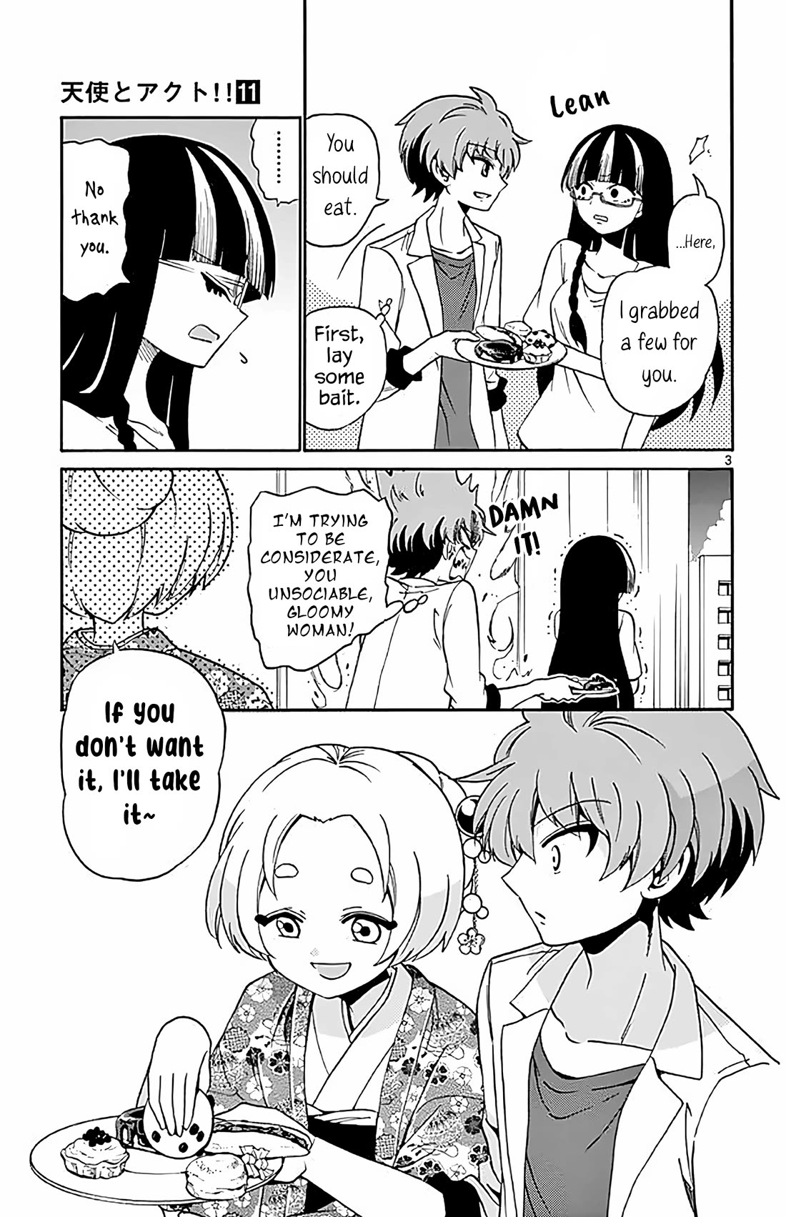 Tenshi to Akuto!! Chapter 101 page 3 - Chapter 101: Co Stars and Face to Face