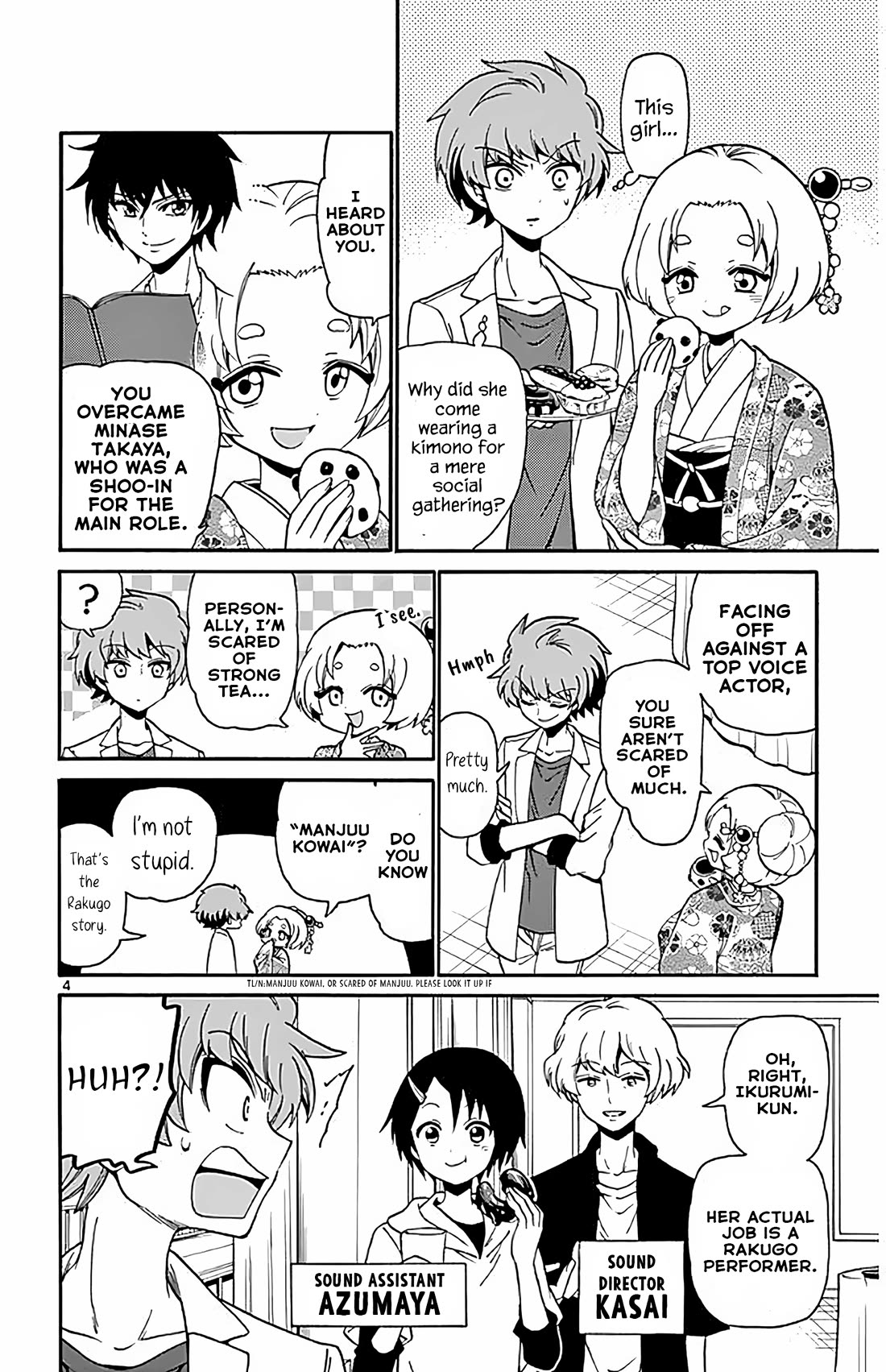 Tenshi to Akuto!! Chapter 101 page 4 - Chapter 101: Co Stars and Face to Face