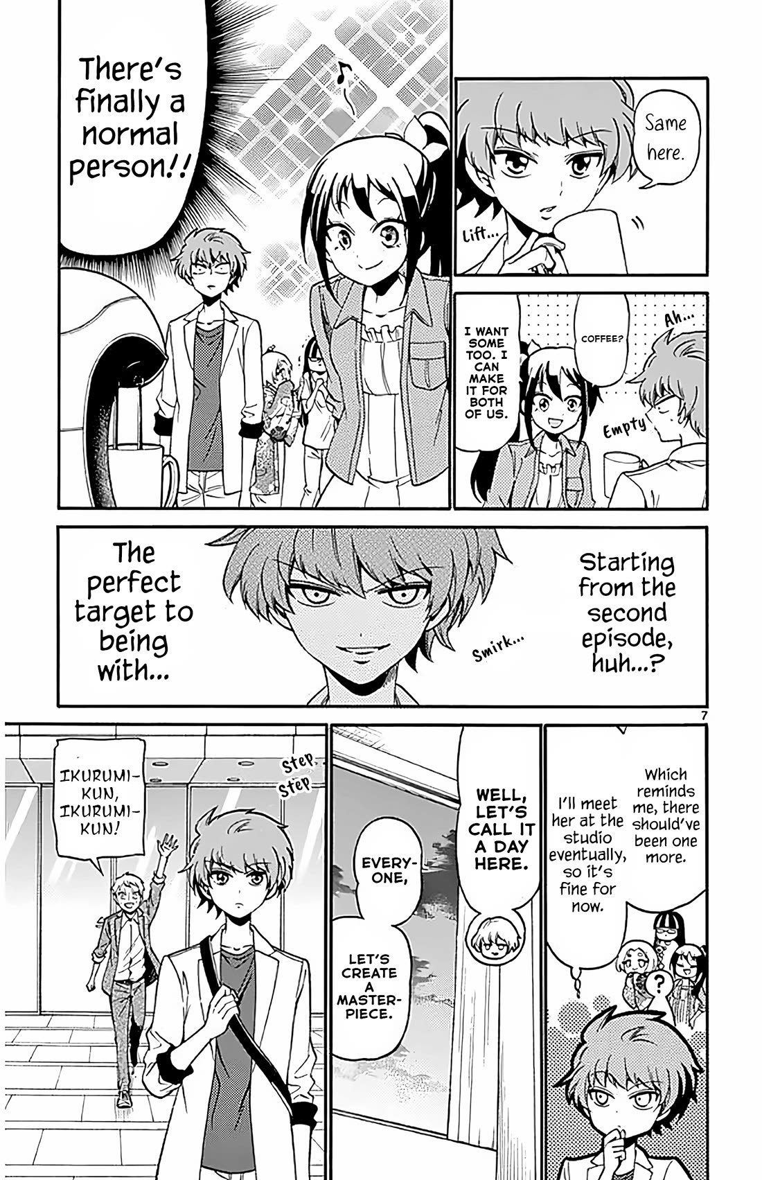 Tenshi to Akuto!! Chapter 101 page 7 - Chapter 101: Co Stars and Face to Face
