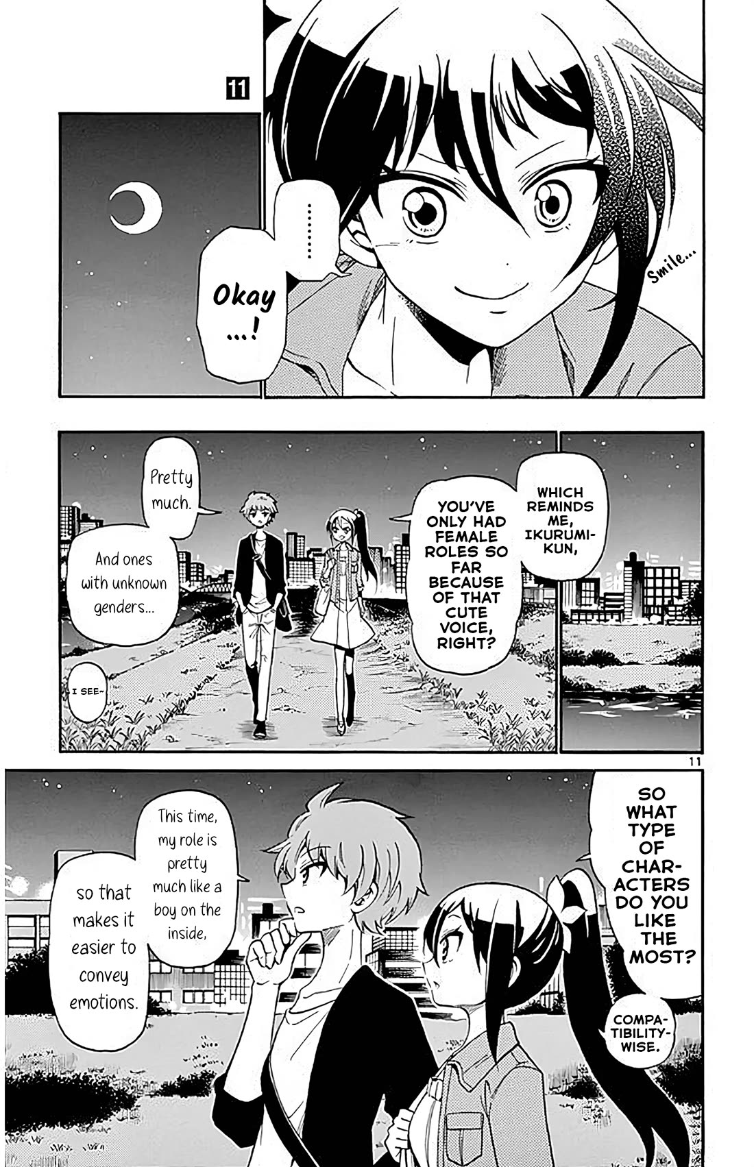 Tenshi to Akuto!! Chapter 102 page 11 - Chapter 102: Teammate and Acting Together