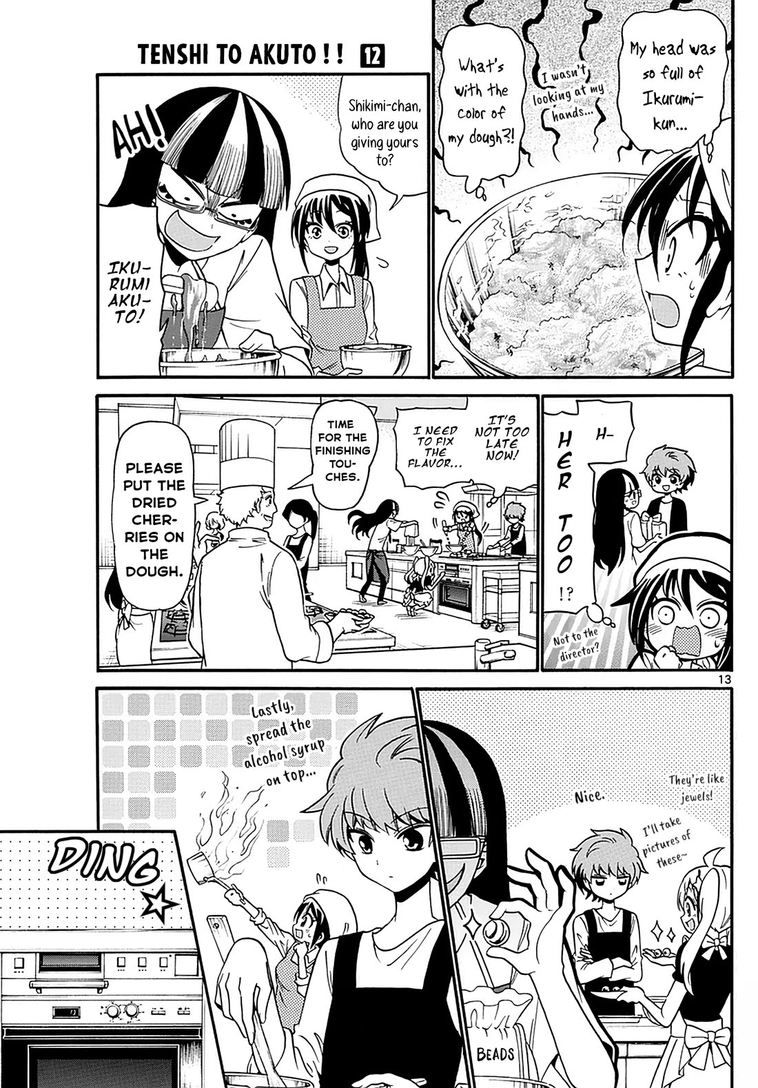 Tenshi to Akuto!! Chapter 109 page 13 - Chapter 109: Members and baking a cake