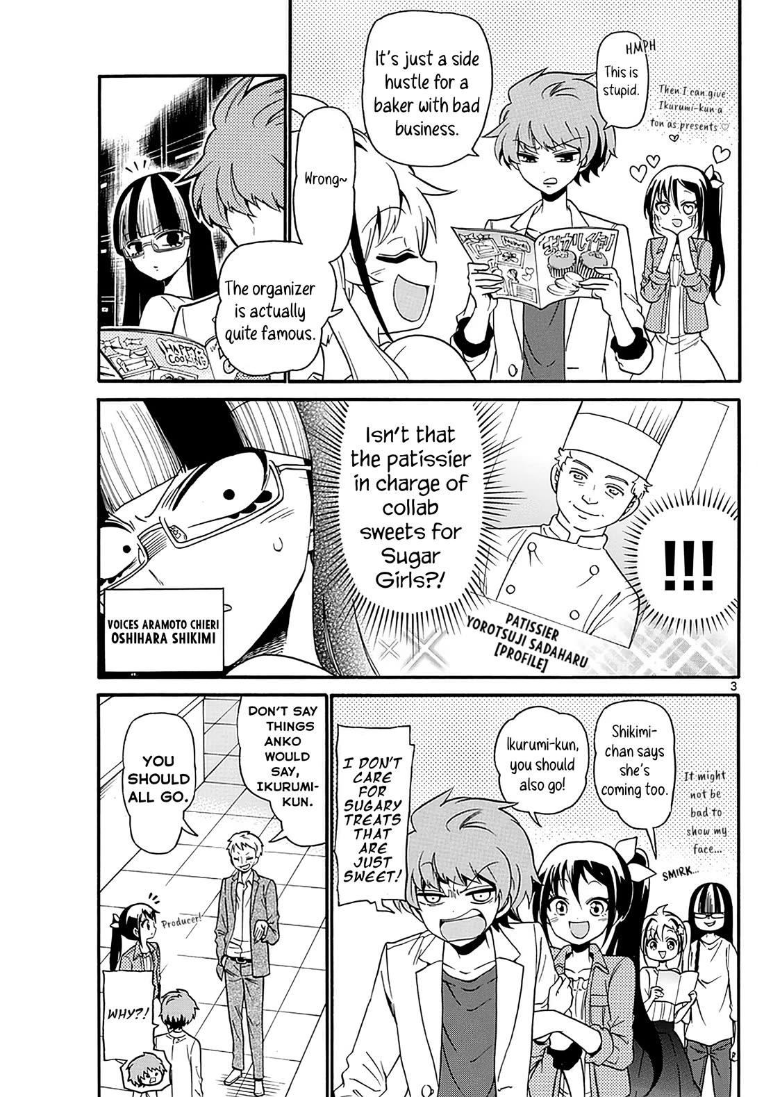 Tenshi to Akuto!! Chapter 109 page 3 - Chapter 109: Members and baking a cake