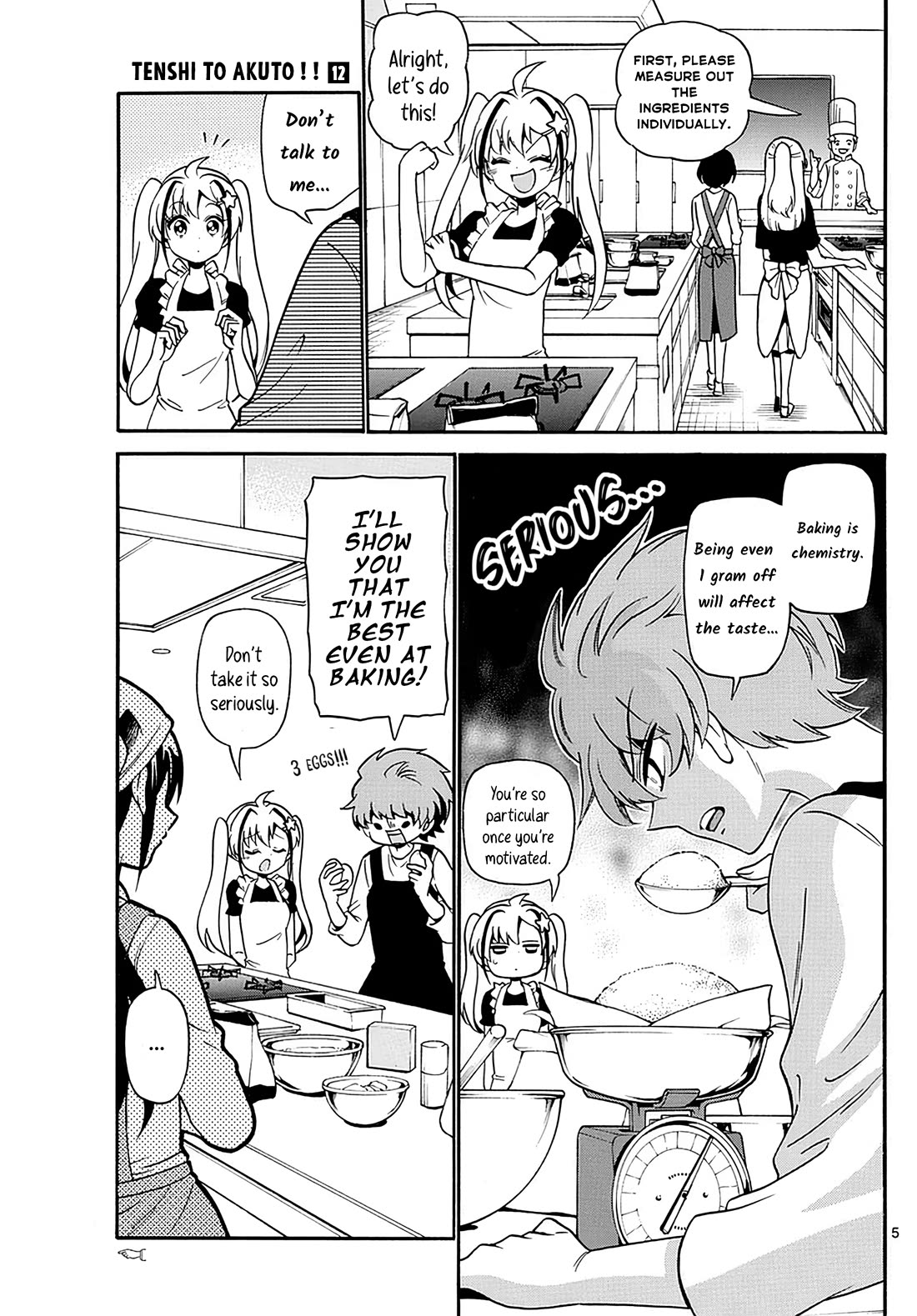 Tenshi to Akuto!! Chapter 109 page 5 - Chapter 109: Members and baking a cake