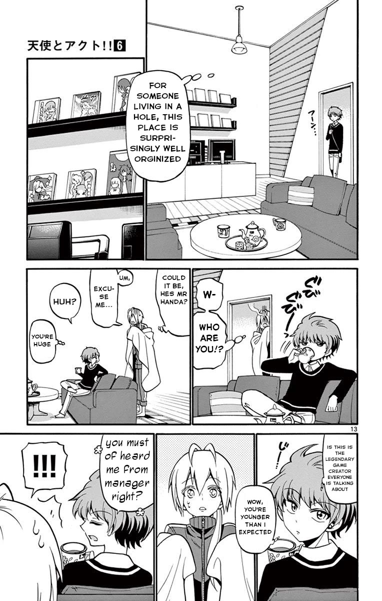 Tenshi to Akuto!! Chapter 52 page 14 - Chapter 52: Doujin Game