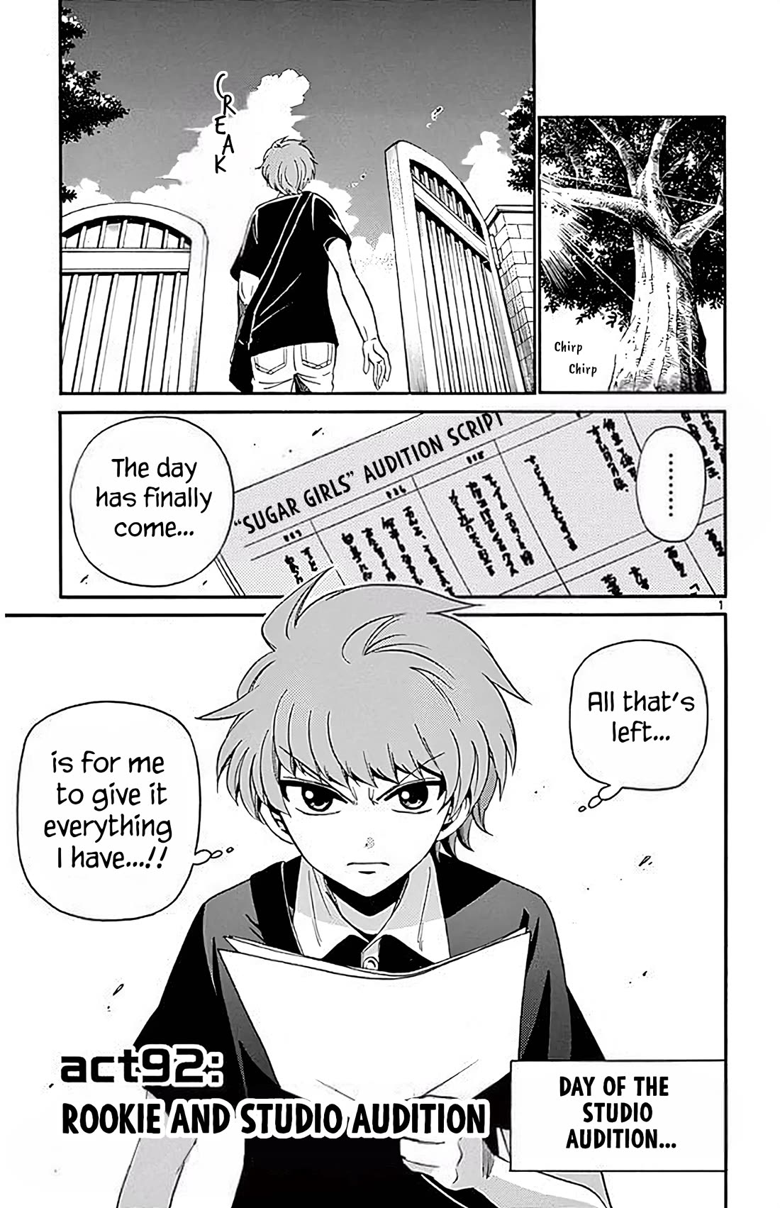 Tenshi to Akuto!! Chapter 92 page 1 - Chapter 92: Rookie and Studio Audition