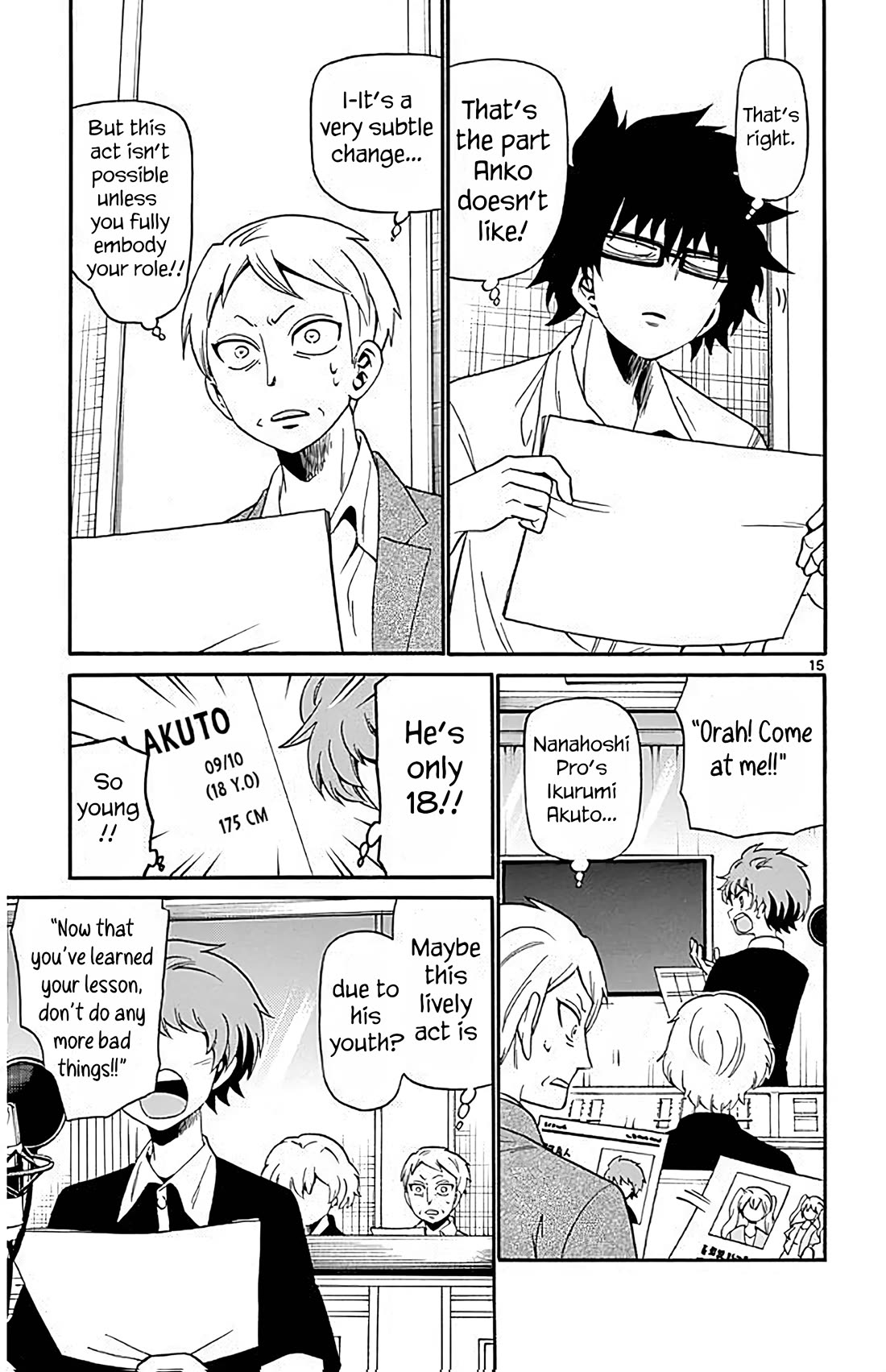 Tenshi to Akuto!! Chapter 92 page 15 - Chapter 92: Rookie and Studio Audition