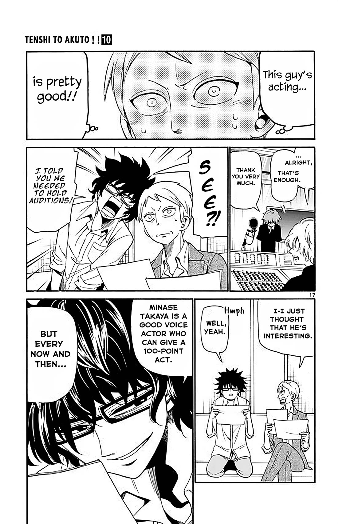 Tenshi to Akuto!! Chapter 92 page 17 - Chapter 92: Rookie and Studio Audition