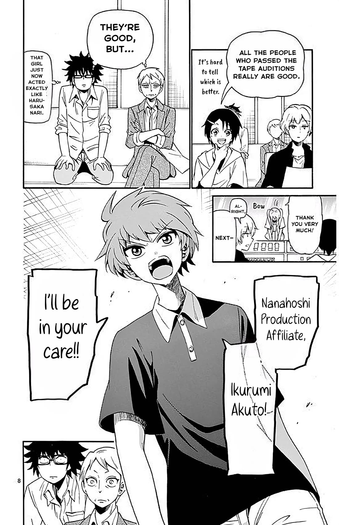 Tenshi to Akuto!! Chapter 92 page 8 - Chapter 92: Rookie and Studio Audition