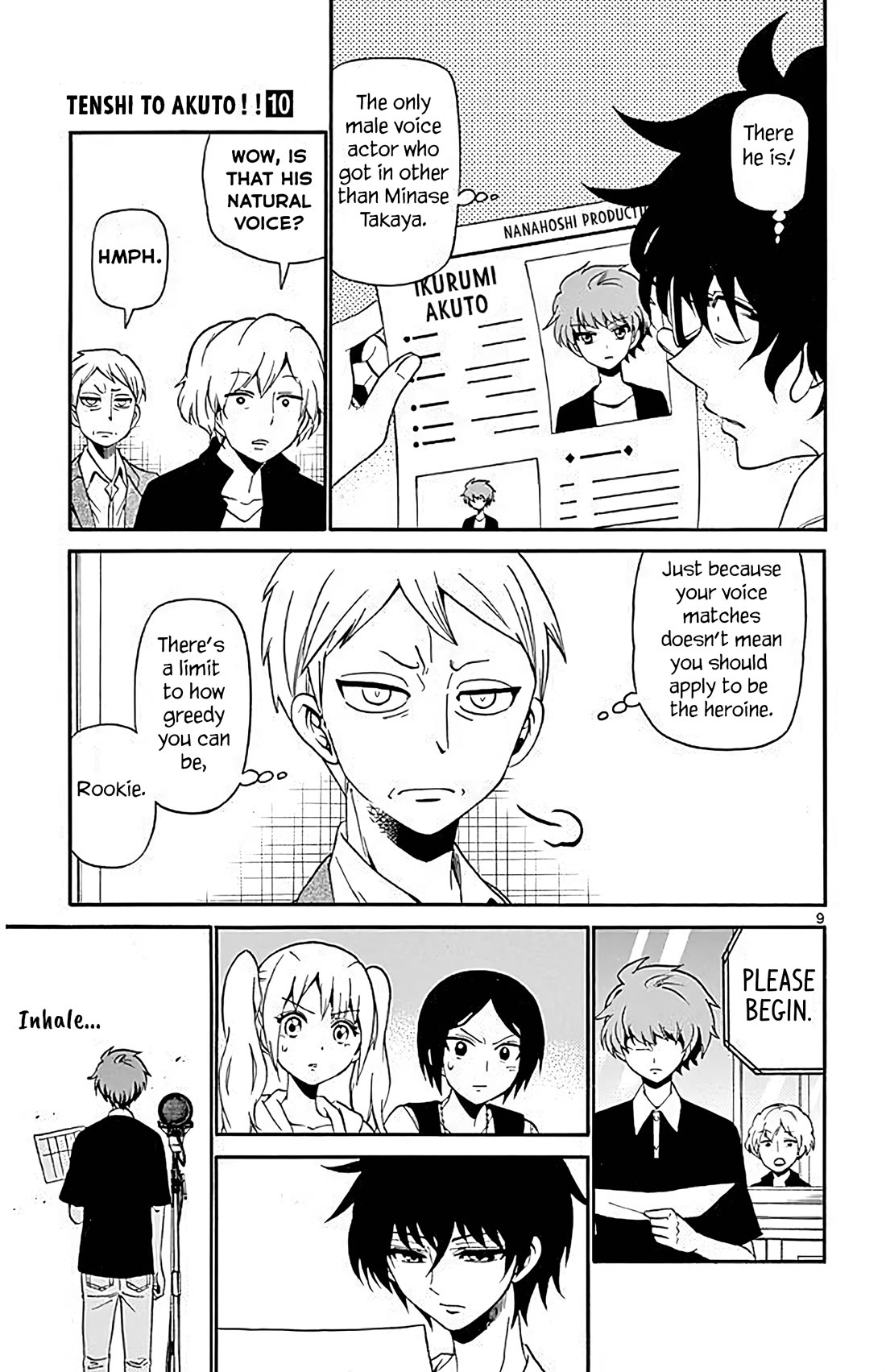 Tenshi to Akuto!! Chapter 92 page 9 - Chapter 92: Rookie and Studio Audition