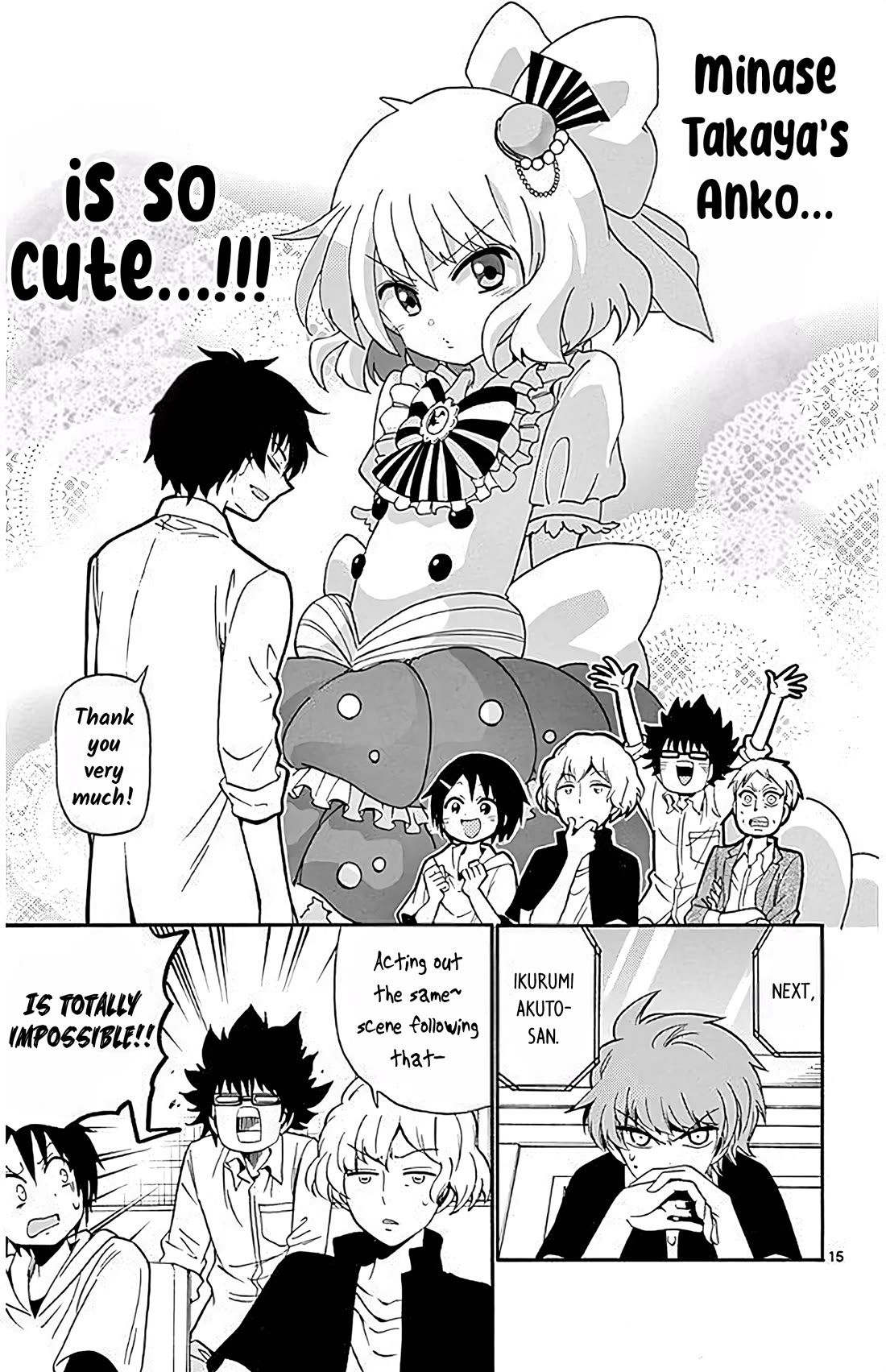 Tenshi to Akuto!! Chapter 94 page 15 - Chapter 94: Additional Audition and New Character