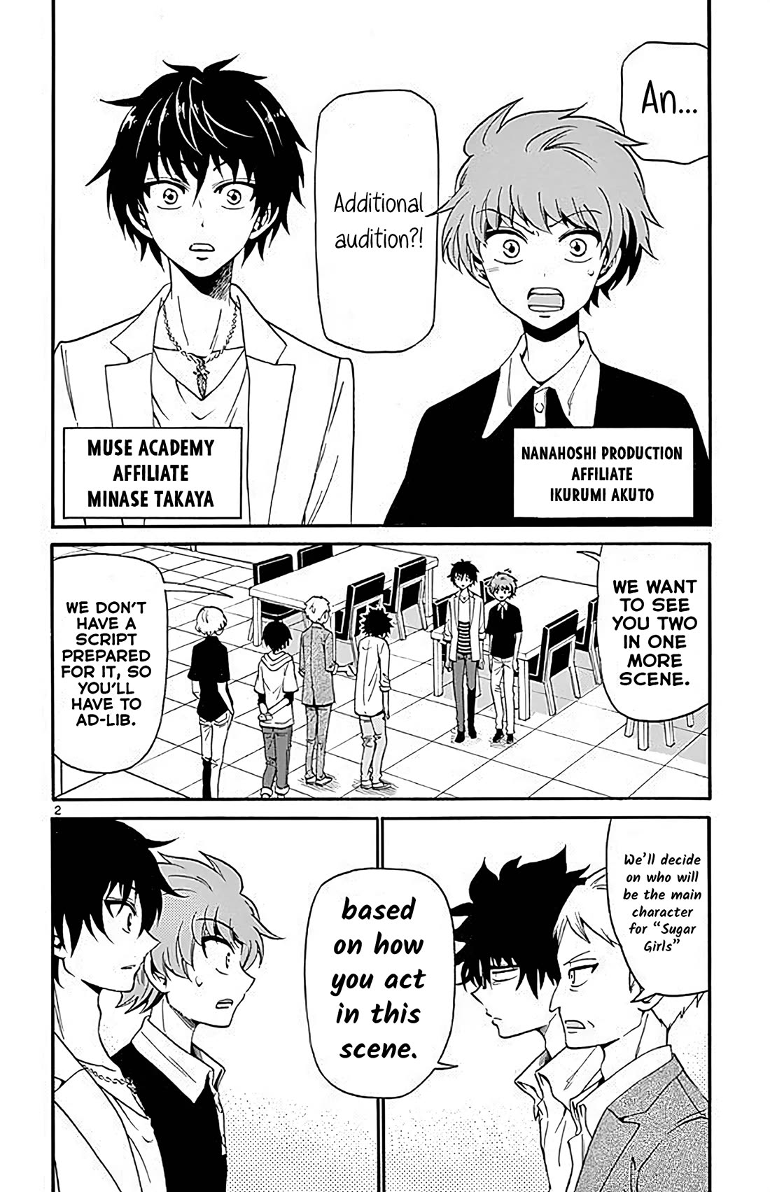 Tenshi to Akuto!! Chapter 94 page 2 - Chapter 94: Additional Audition and New Character