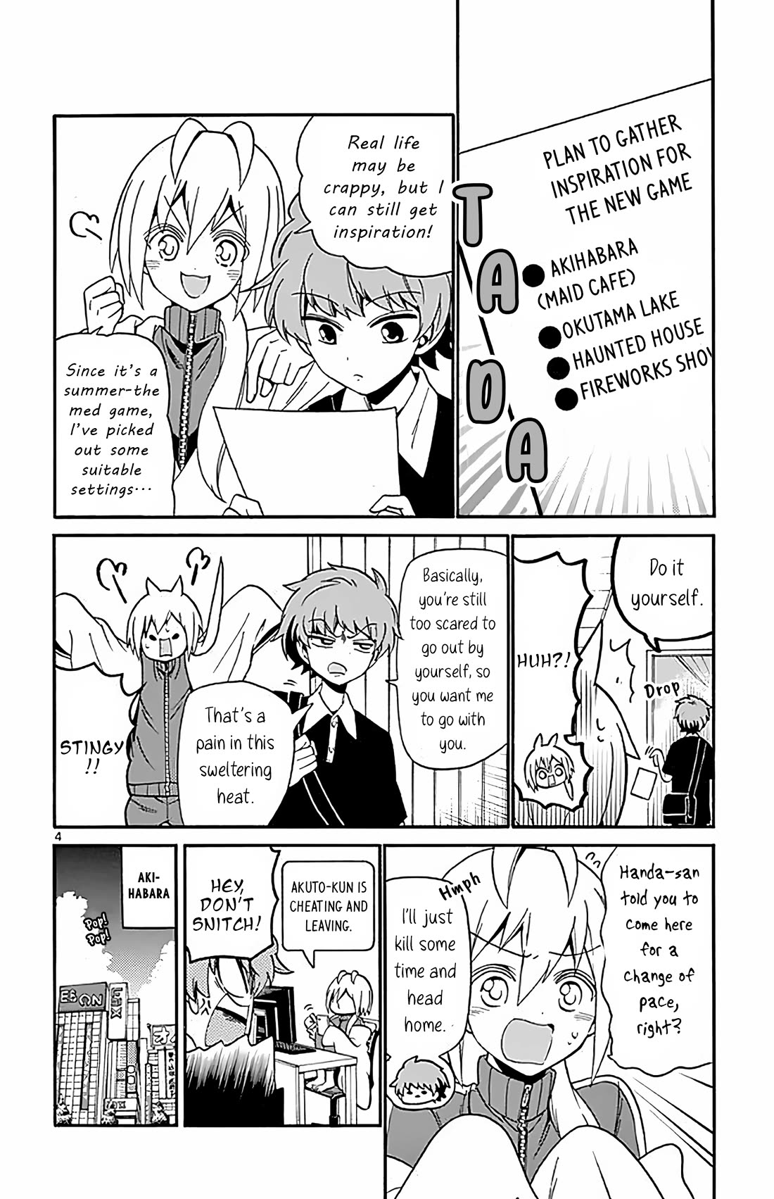 Tenshi to Akuto!! Chapter 99 page 4 - Chapter 99: A Change of Pace and Gathering Inspiration