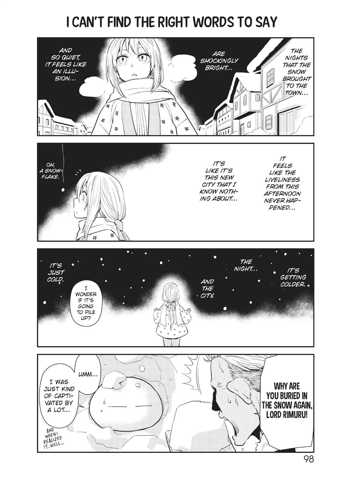 Tensura Nikki Tensei Shitara Slime Datta Ken Chapter 14 page 14 - Chapter 14: A Blanket of Snow Upon the Town