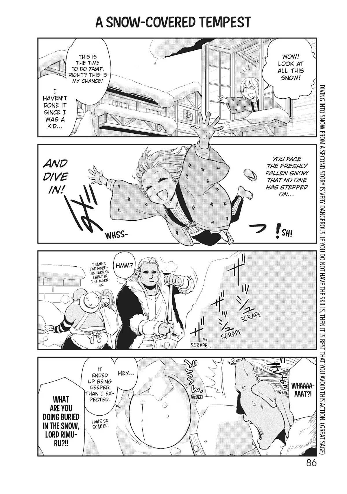 Tensura Nikki Tensei Shitara Slime Datta Ken Chapter 14 page 2 - Chapter 14: A Blanket of Snow Upon the Town