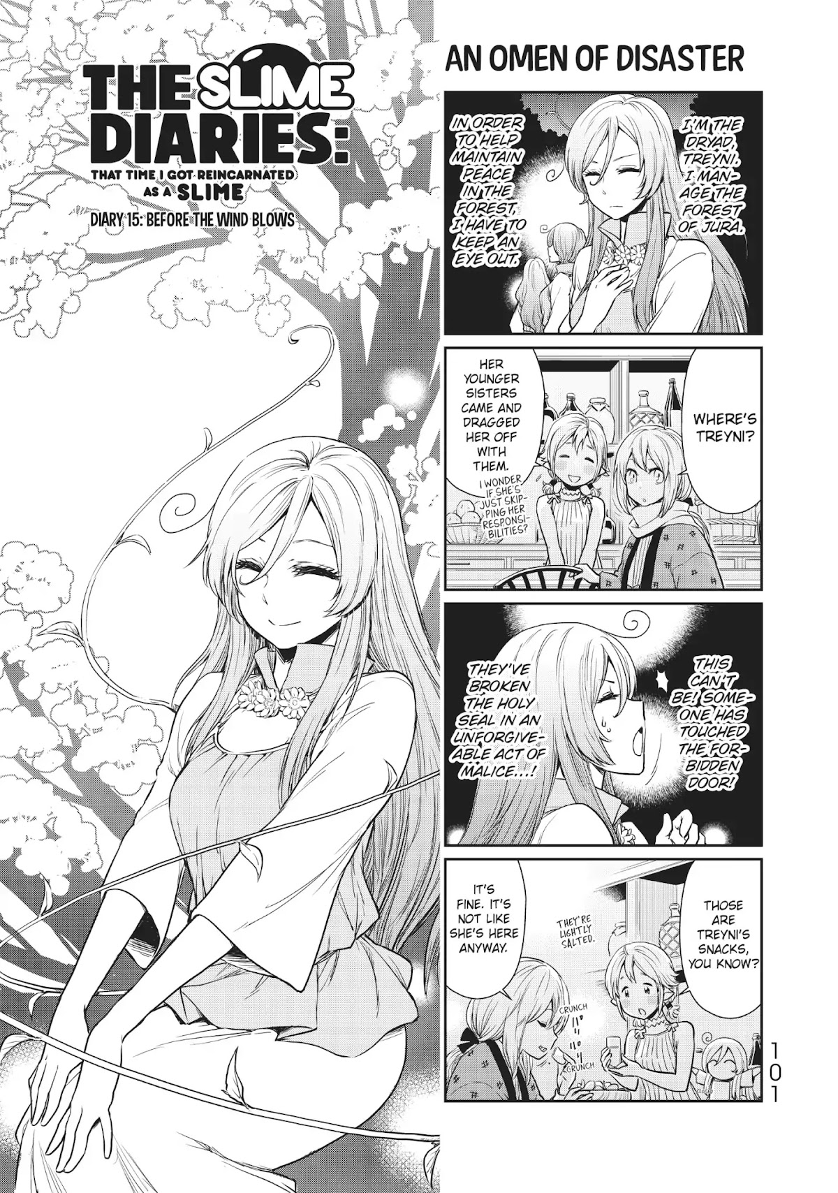 Tensura Nikki Tensei Shitara Slime Datta Ken Chapter 15 page 1 - Chapter 15: Before the Wind Blows
