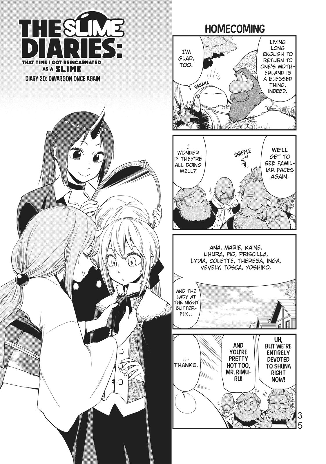 Tensura Nikki Tensei Shitara Slime Datta Ken Chapter 20 page 1 - Chapter 20