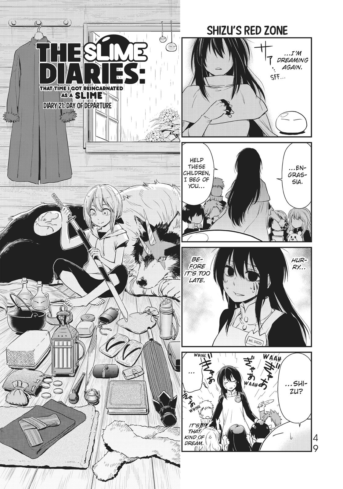 Tensura Nikki Tensei Shitara Slime Datta Ken Chapter 21 page 1 - Chapter 21