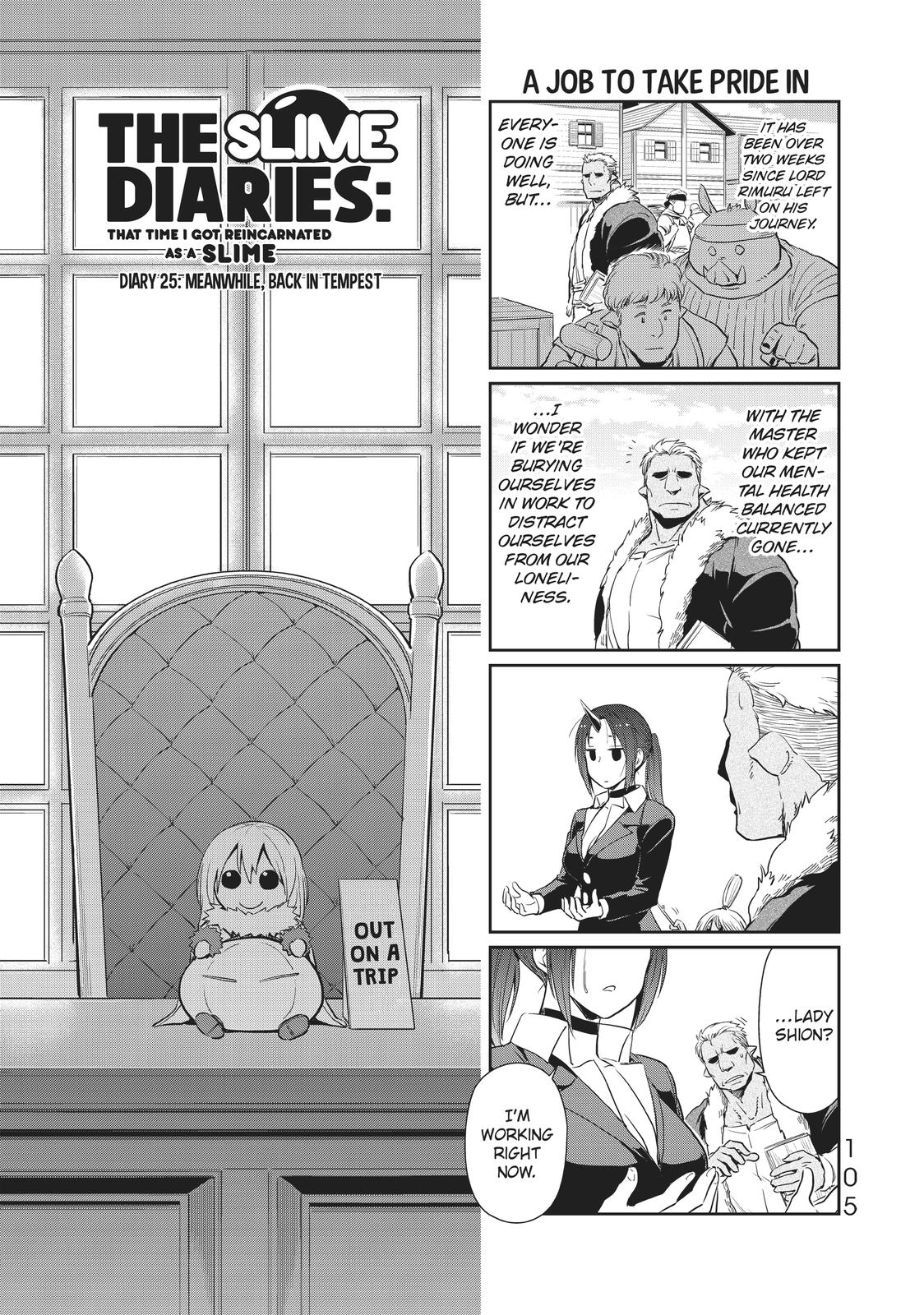 Tensura Nikki Tensei Shitara Slime Datta Ken Chapter 25 page 1 - Chapter 25