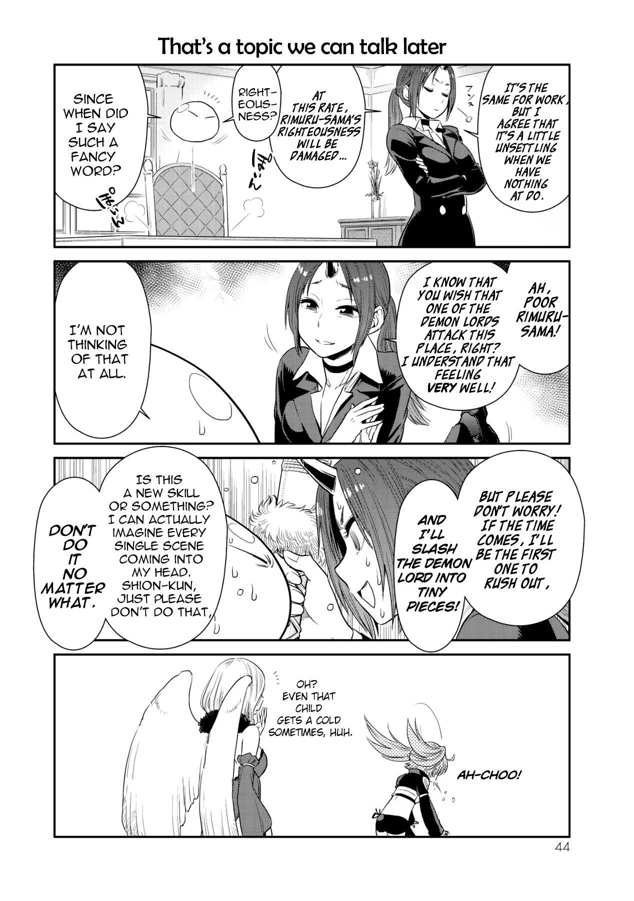 Tensura Nikki Tensei Shitara Slime Datta Ken Chapter 3 page 11 - Chapter 3: The ways to spend a break