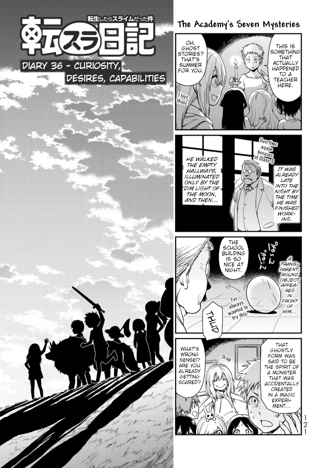 Tensura Nikki Tensei Shitara Slime Datta Ken Chapter 36 page 1 - Chapter 36: Curiosity, Desires, Capabilities