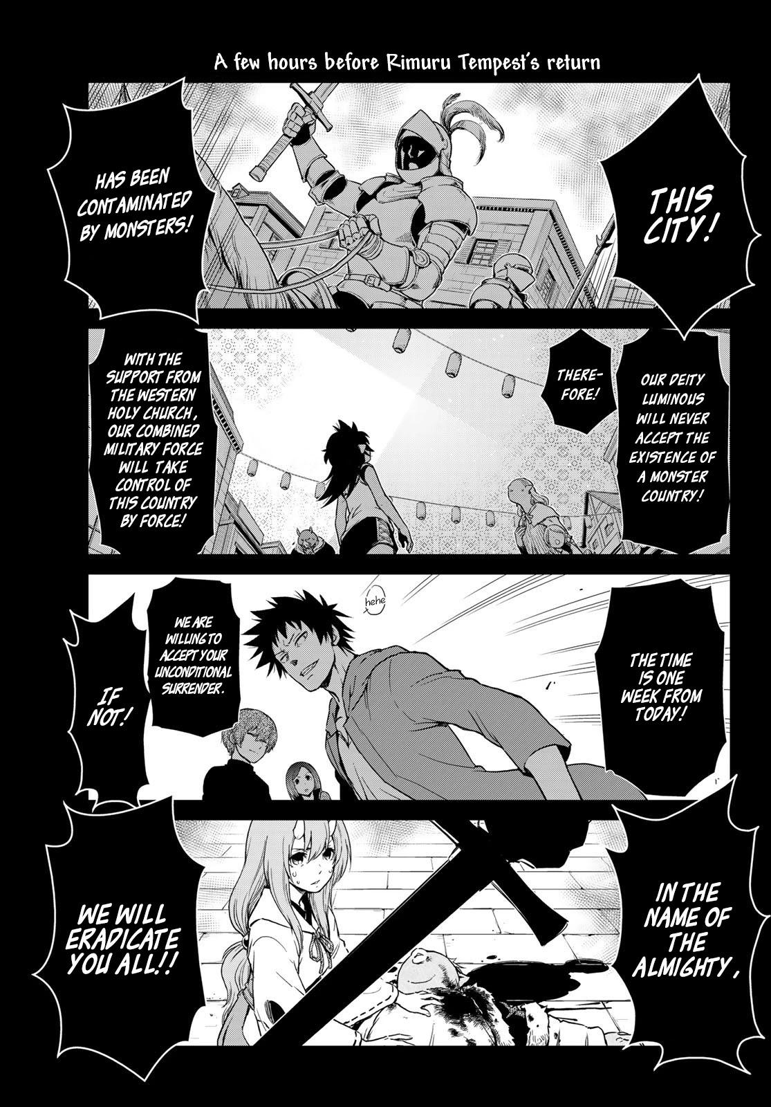 Tensura Nikki Tensei Shitara Slime Datta Ken Chapter 55 page 1 - Chapter 55