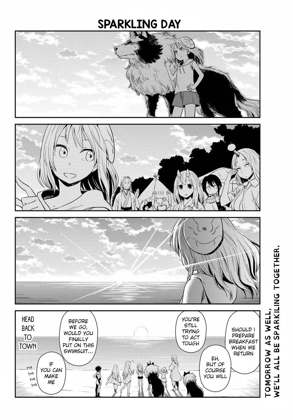 Tensura Nikki Tensei Shitara Slime Datta Ken Chapter 6 page 14 - Chapter 6: Swimsuit Day