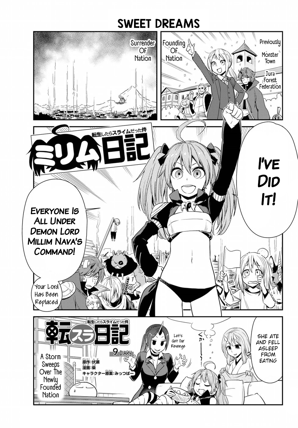 Tensura Nikki Tensei Shitara Slime Datta Ken Chapter 9 page 1 - Chapter 9: The Demon Lord Has Arrived