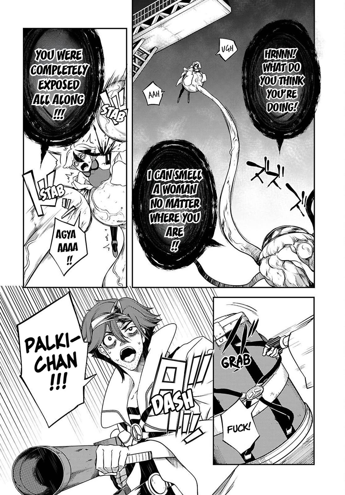Tentacle Hole Chapter 22 page 37 - Chapter 22: She Was a Strong Girl
