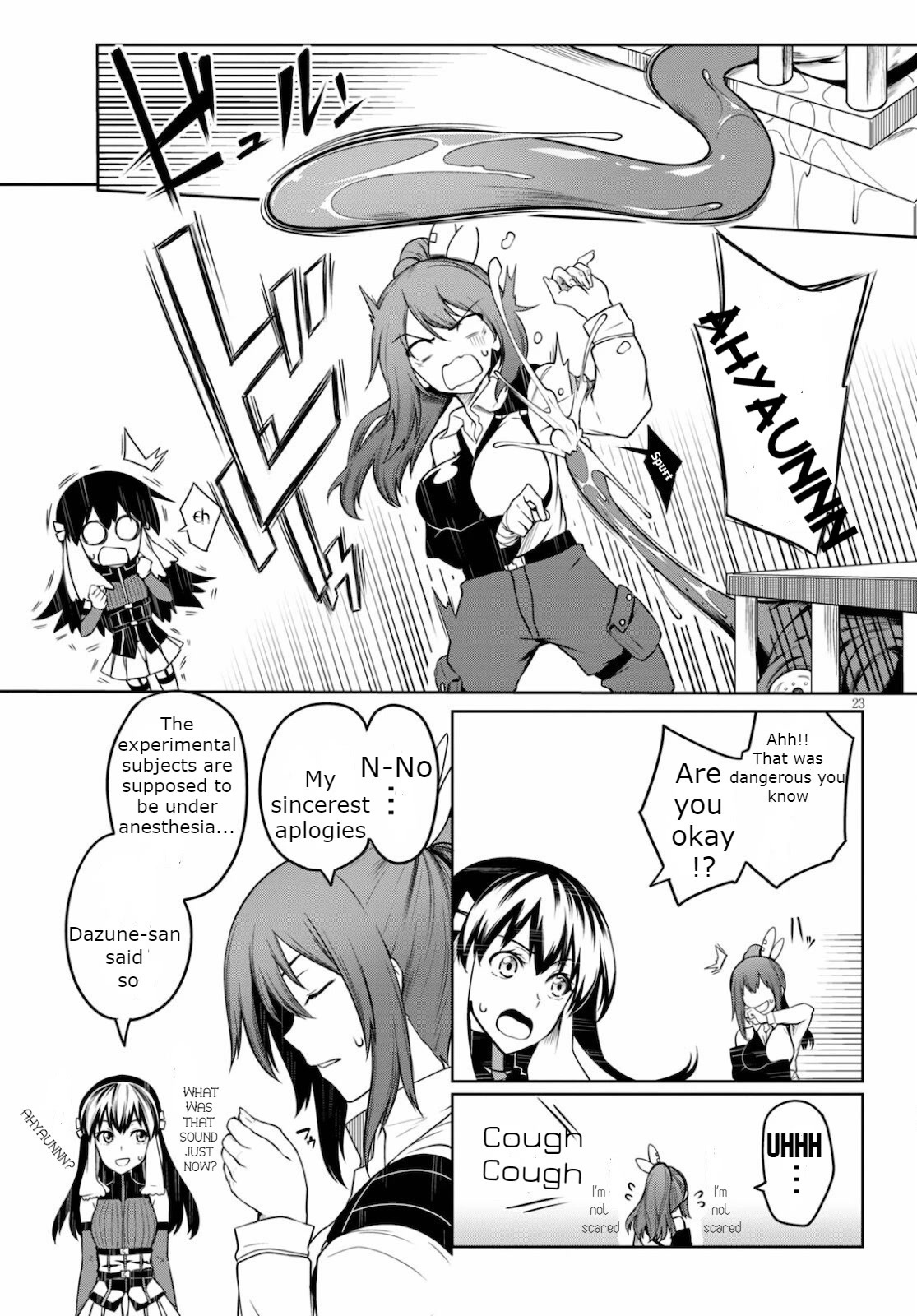 Tentacle Hole Chapter 4 page 23 - Chapter 4: I'm Just Being Protected