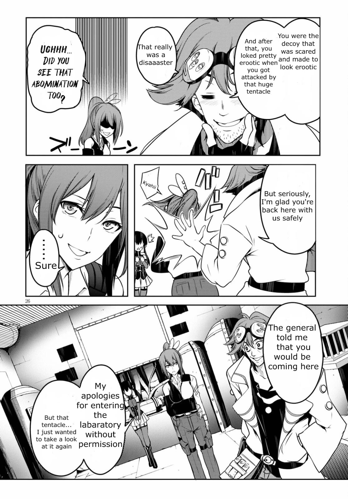Tentacle Hole Chapter 4 page 26 - Chapter 4: I'm Just Being Protected