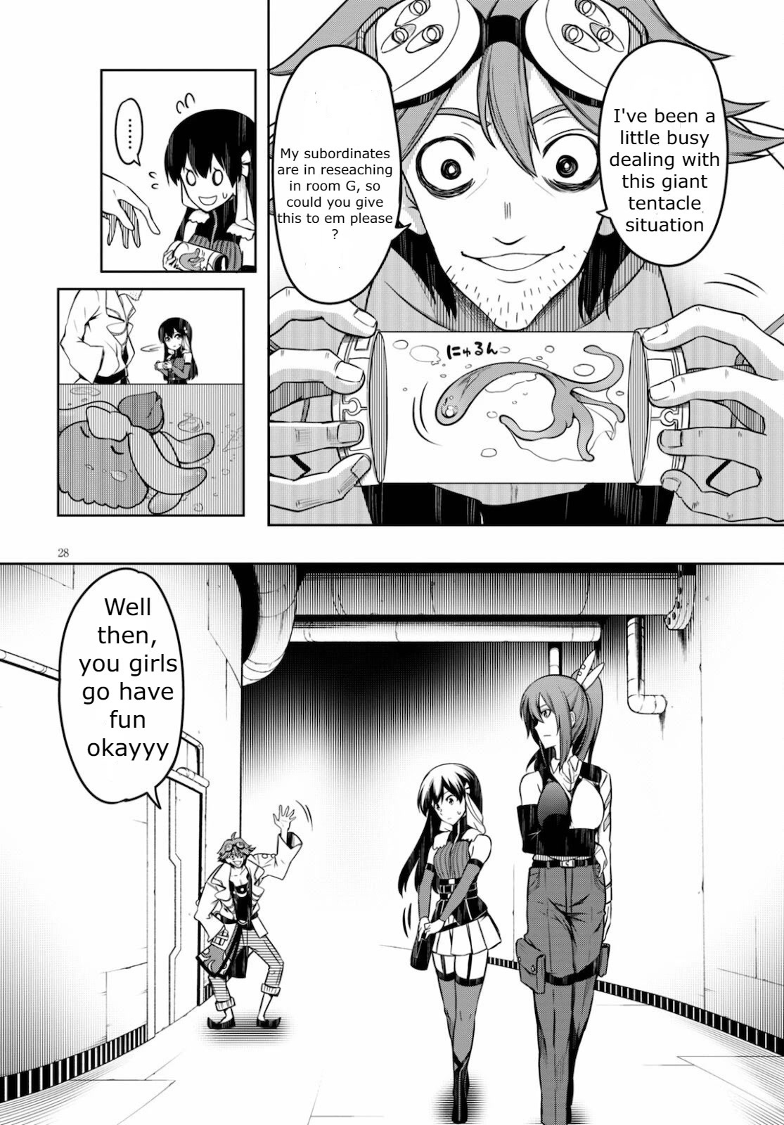 Tentacle Hole Chapter 4 page 28 - Chapter 4: I'm Just Being Protected