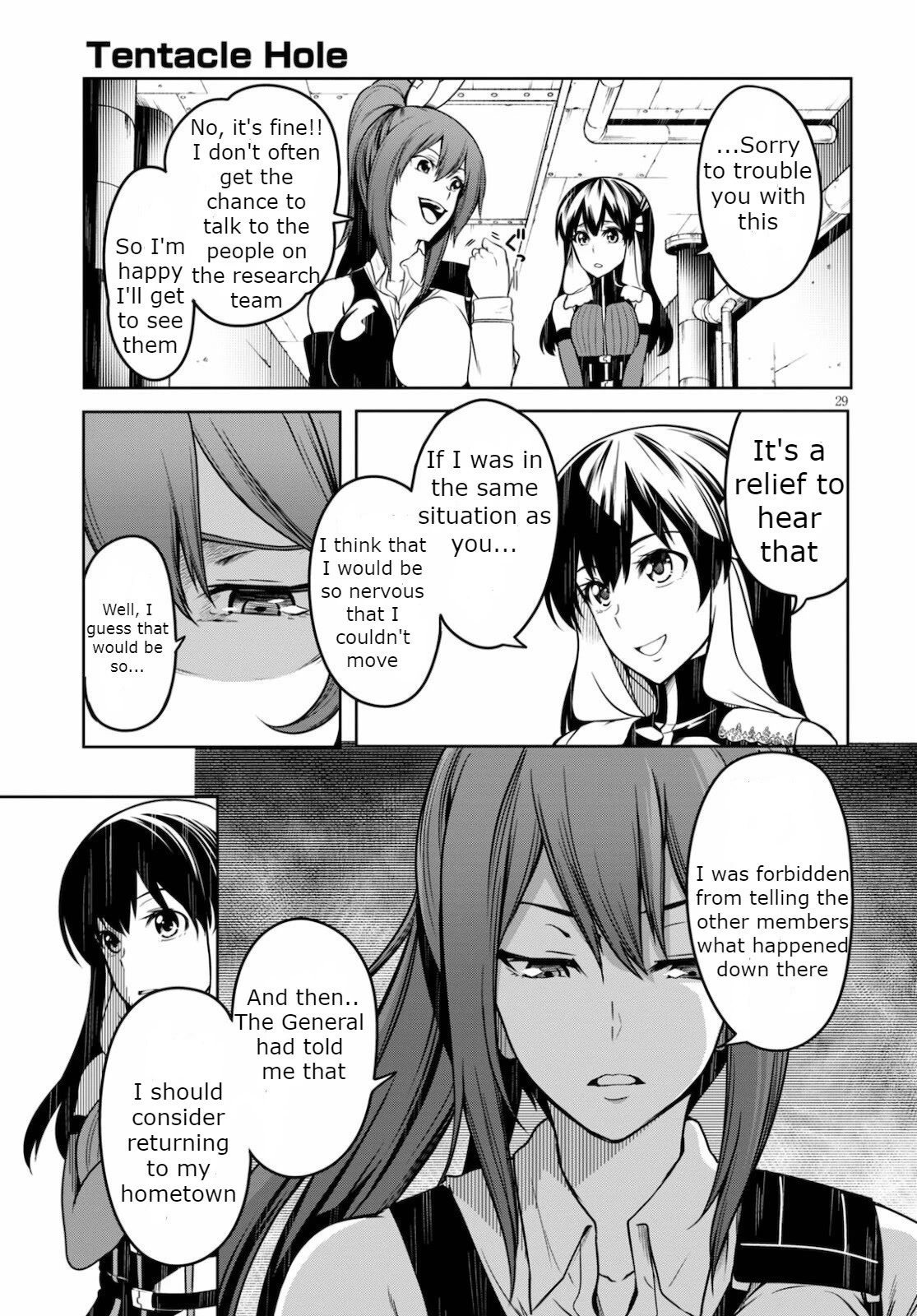 Tentacle Hole Chapter 4 page 29 - Chapter 4: I'm Just Being Protected