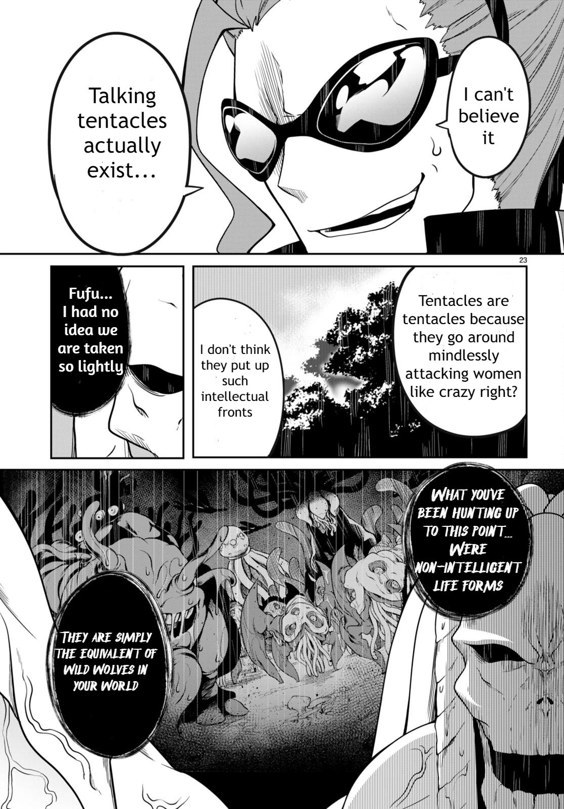 Tentacle Hole Chapter 7 page 24 - Chapter 7: Disgraceful Pleasure